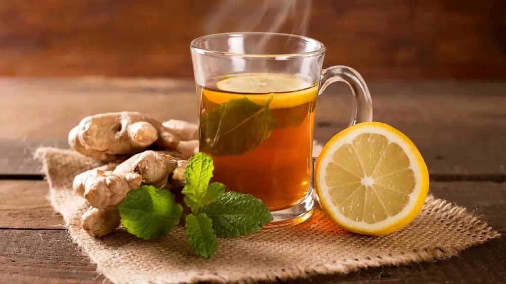 ginger lemon tea