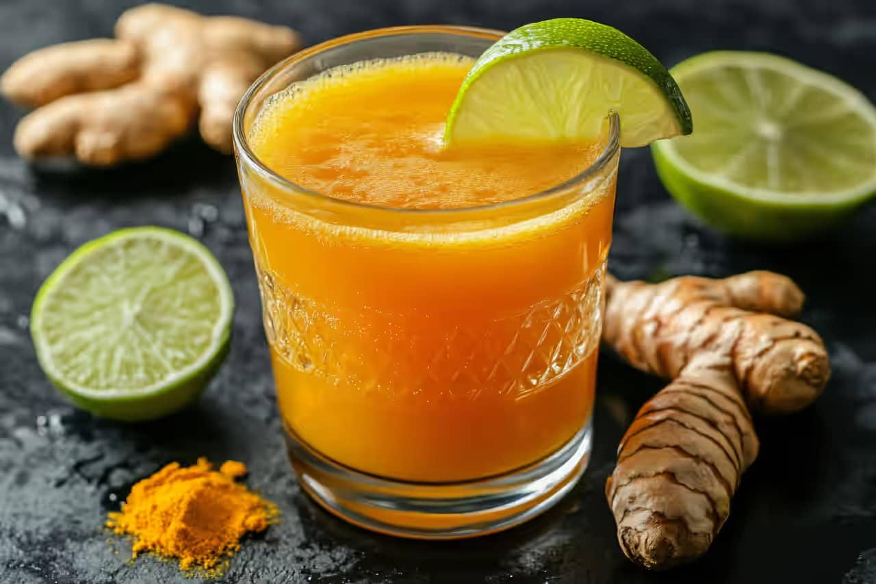 ginger lemon turmeric tea