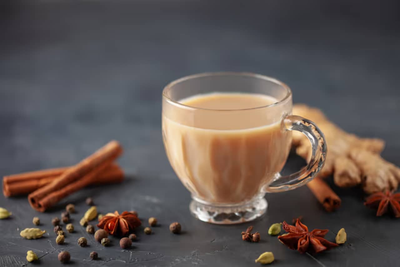 traditional indian chai tea cup